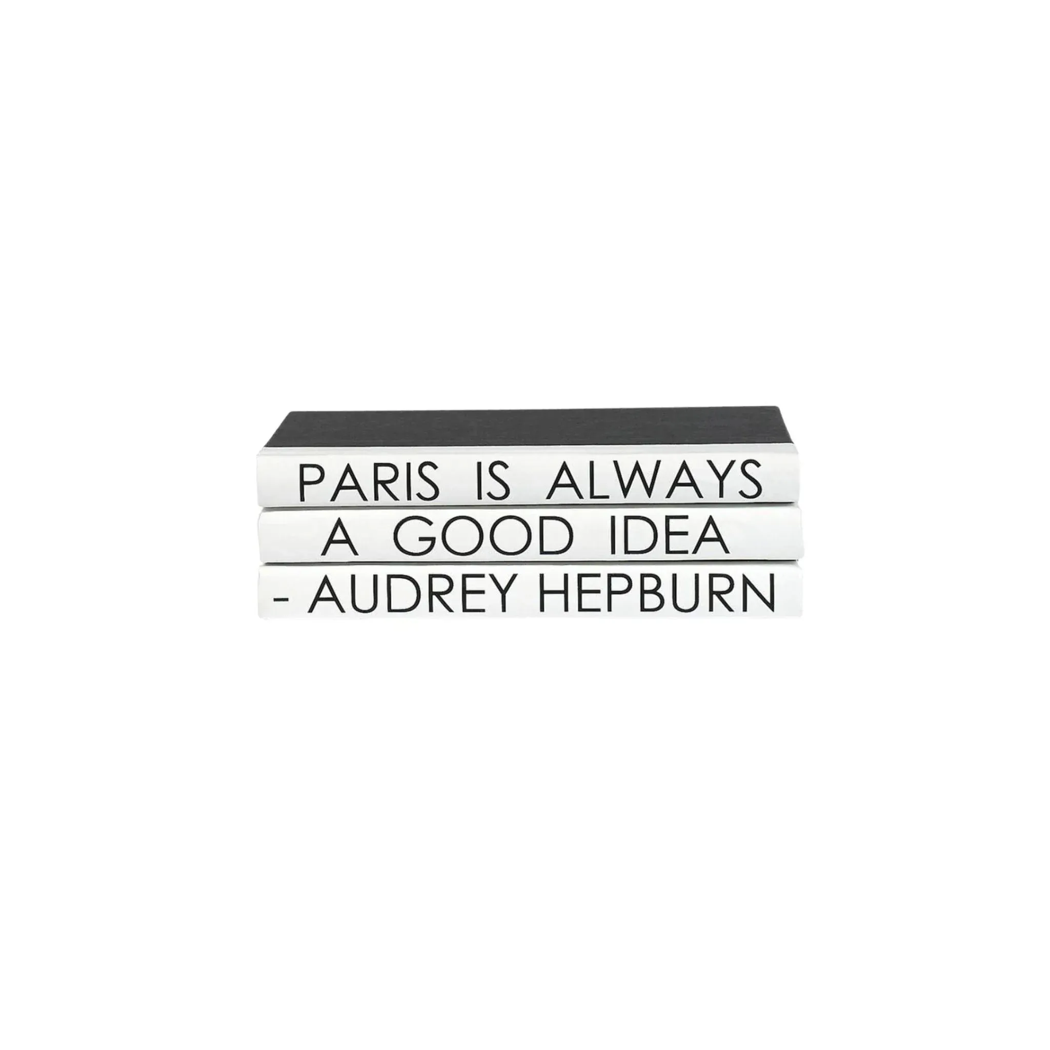 "Paris Is Always A Good Idea" Decorative Book Set