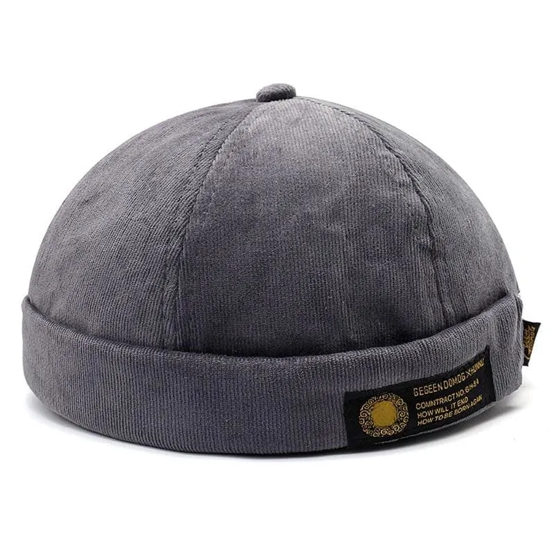 Retro Brimless Skull Cap