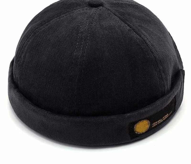 Retro Brimless Skull Cap