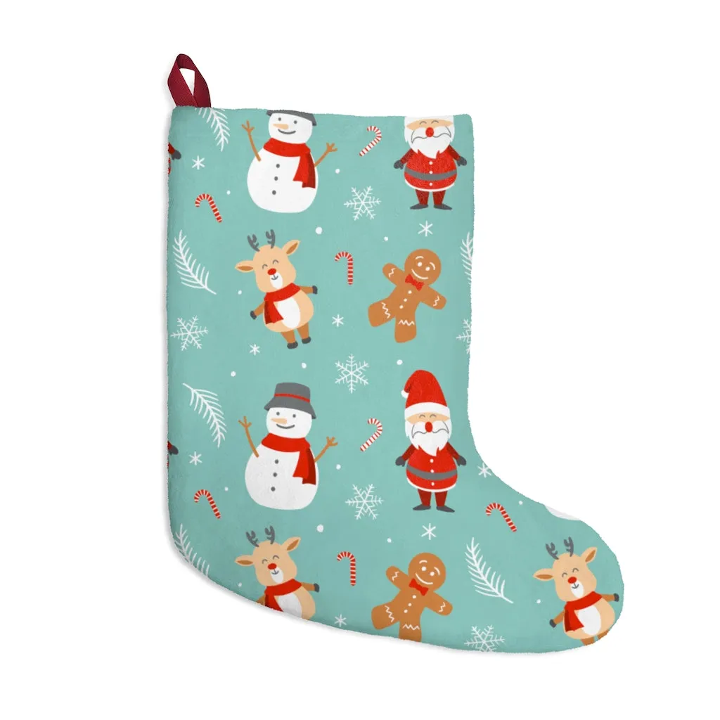 Santa and friends Christmas Stocking