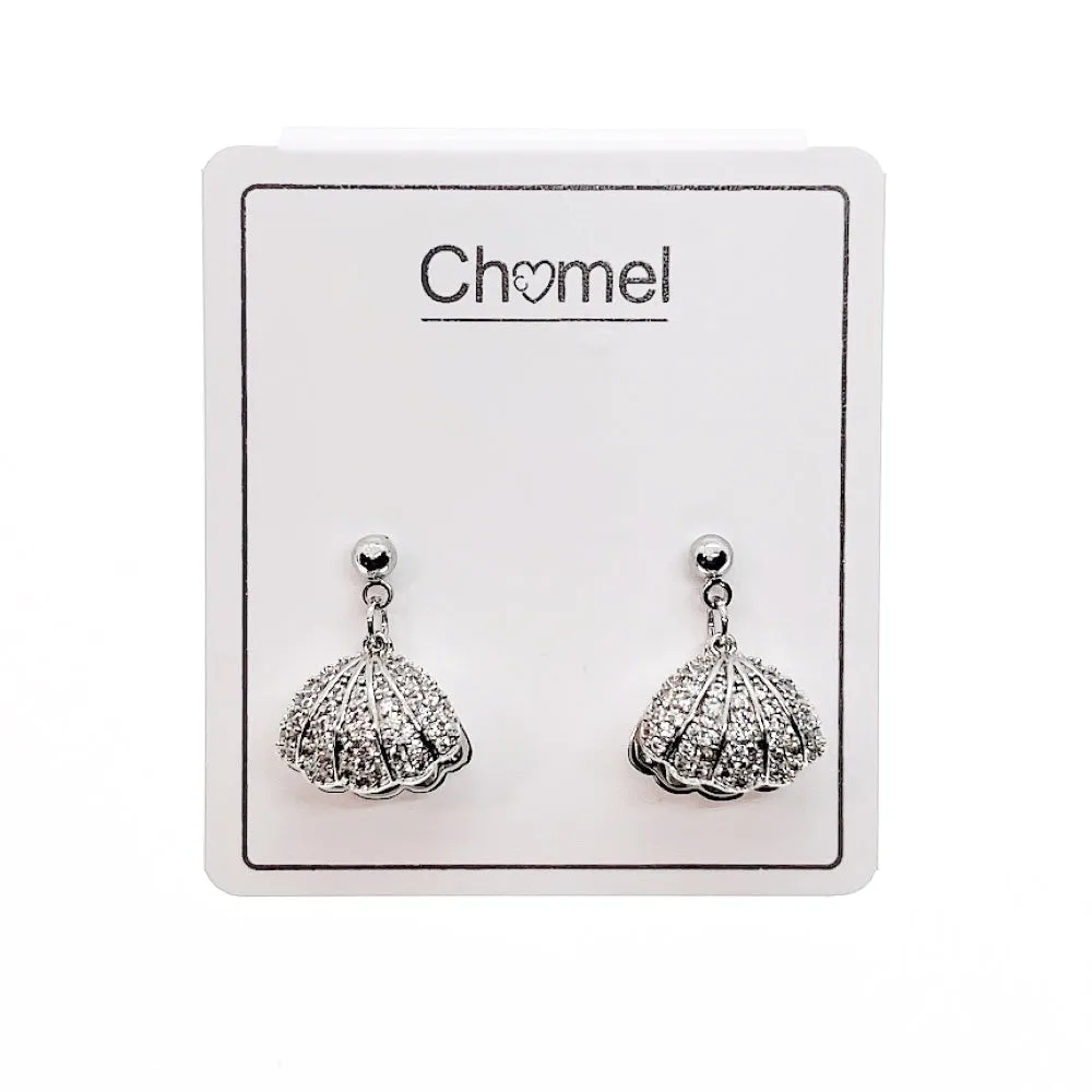 Shell Cubic Zirconia Earring