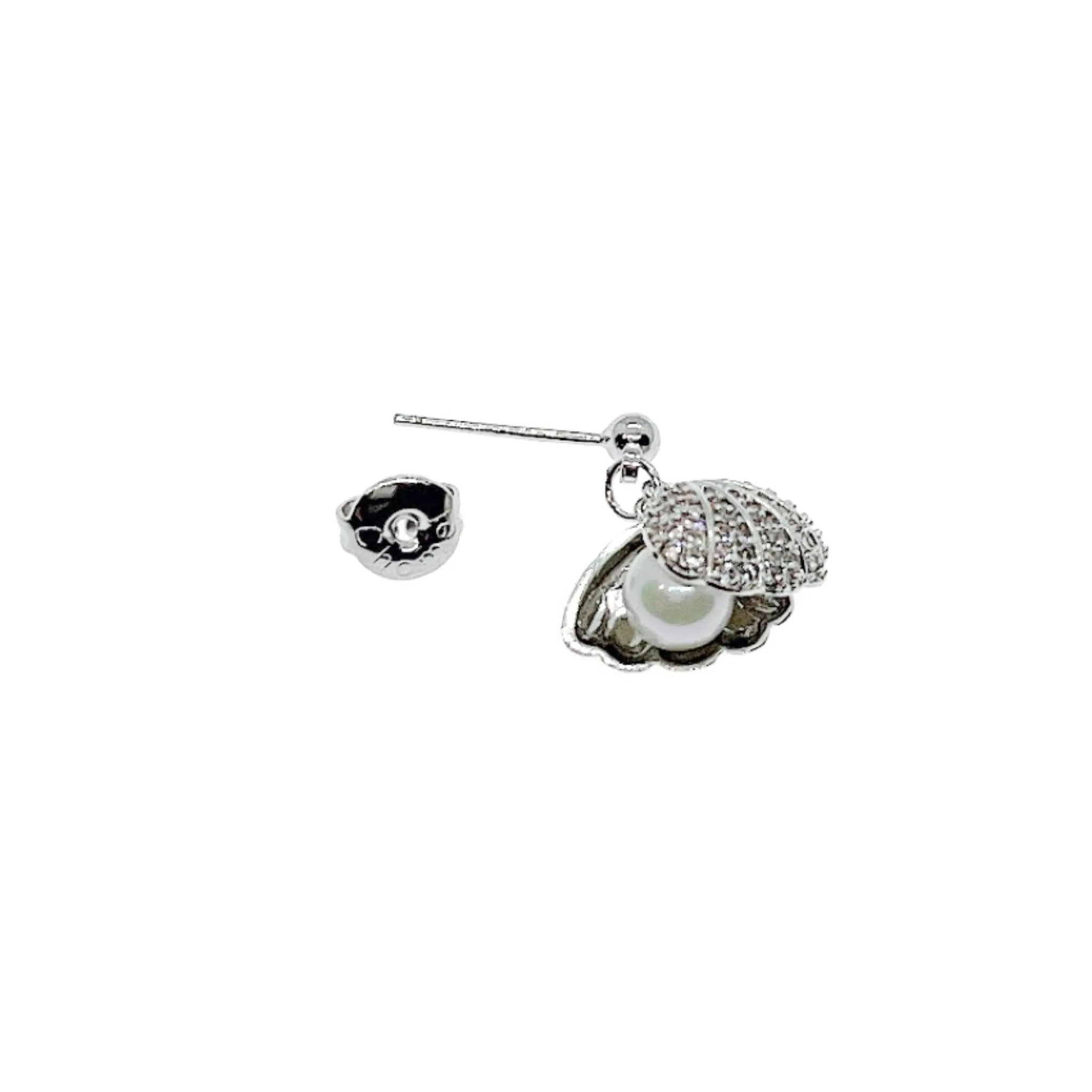 Shell Cubic Zirconia Earring