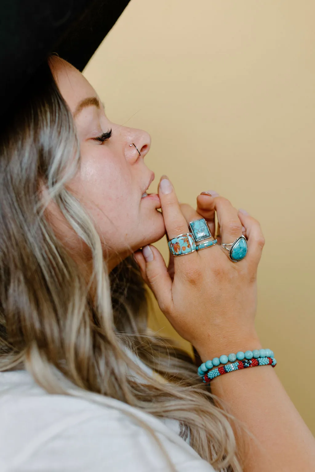 Spiny Turquoise Ring