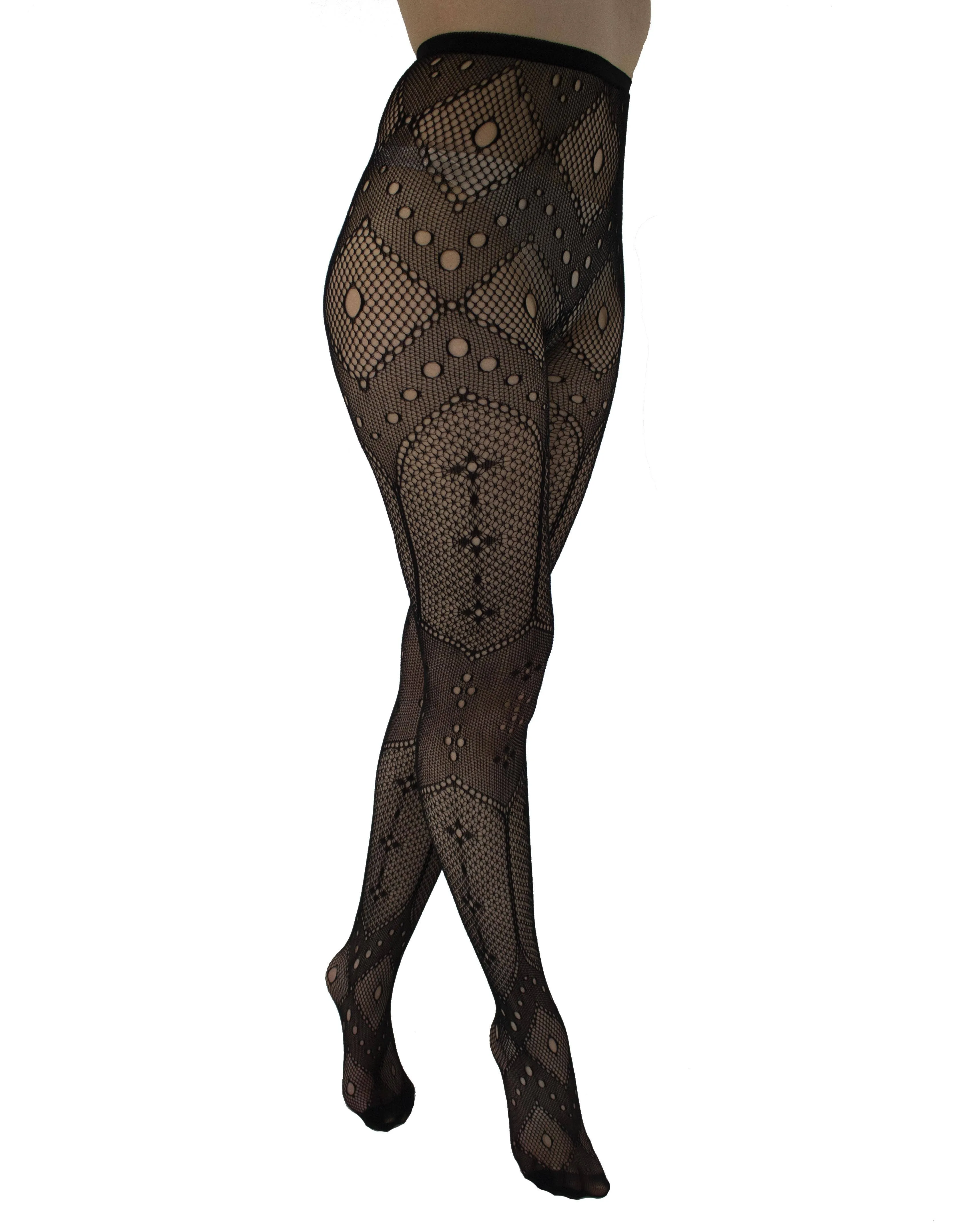 Spoti Fishnet Plus Size Tights