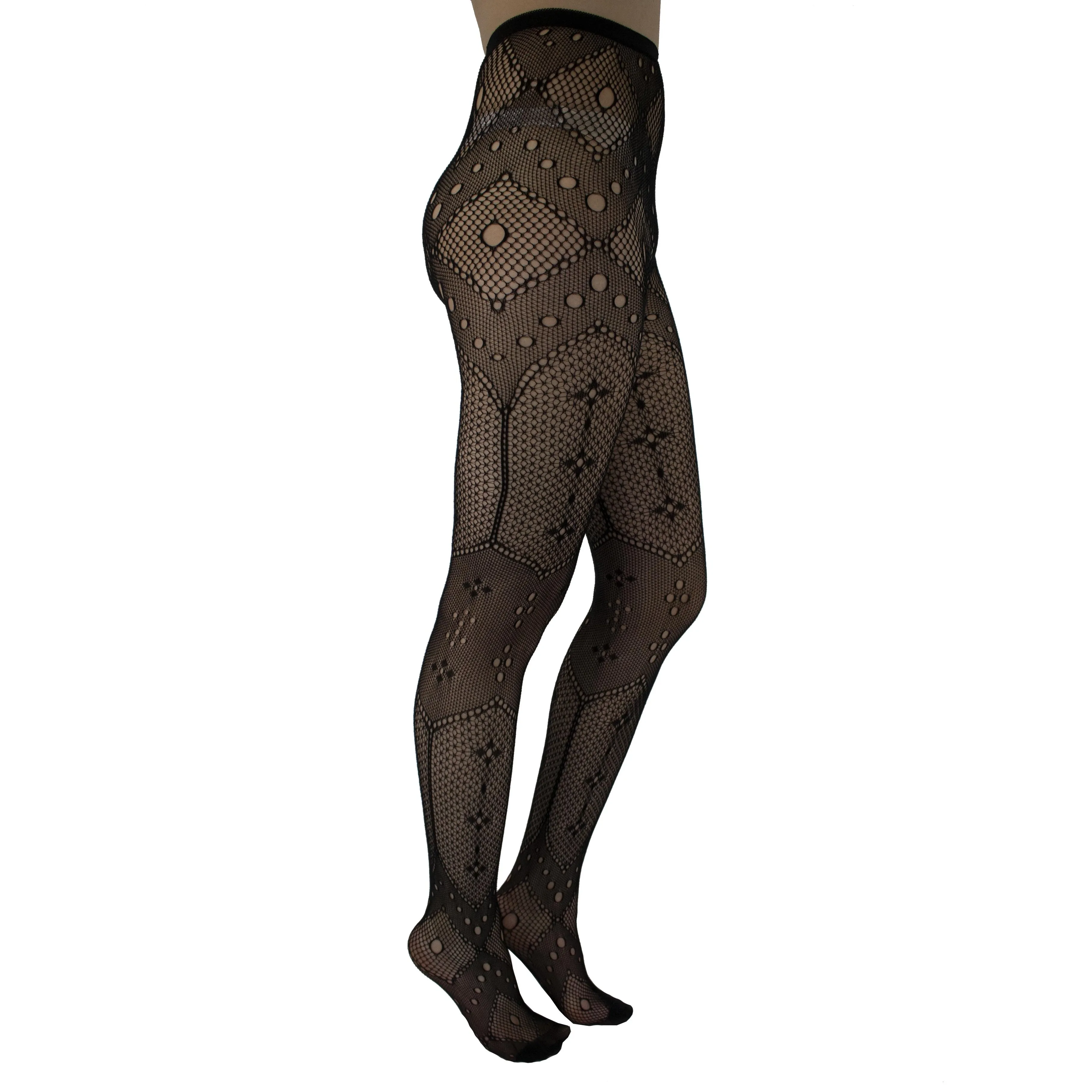 Spoti Fishnet Plus Size Tights