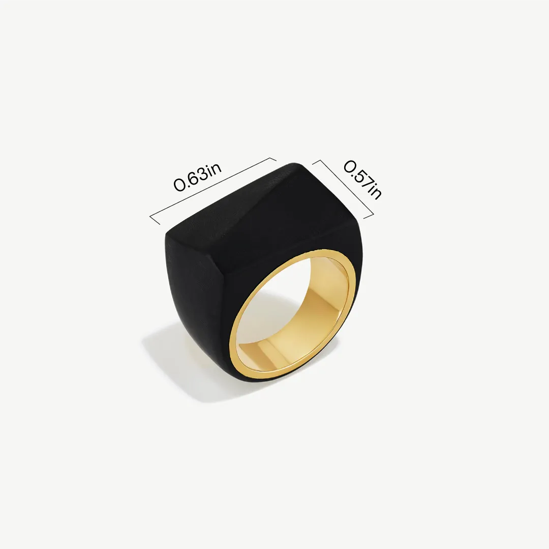 Sura Horn Statement Ring