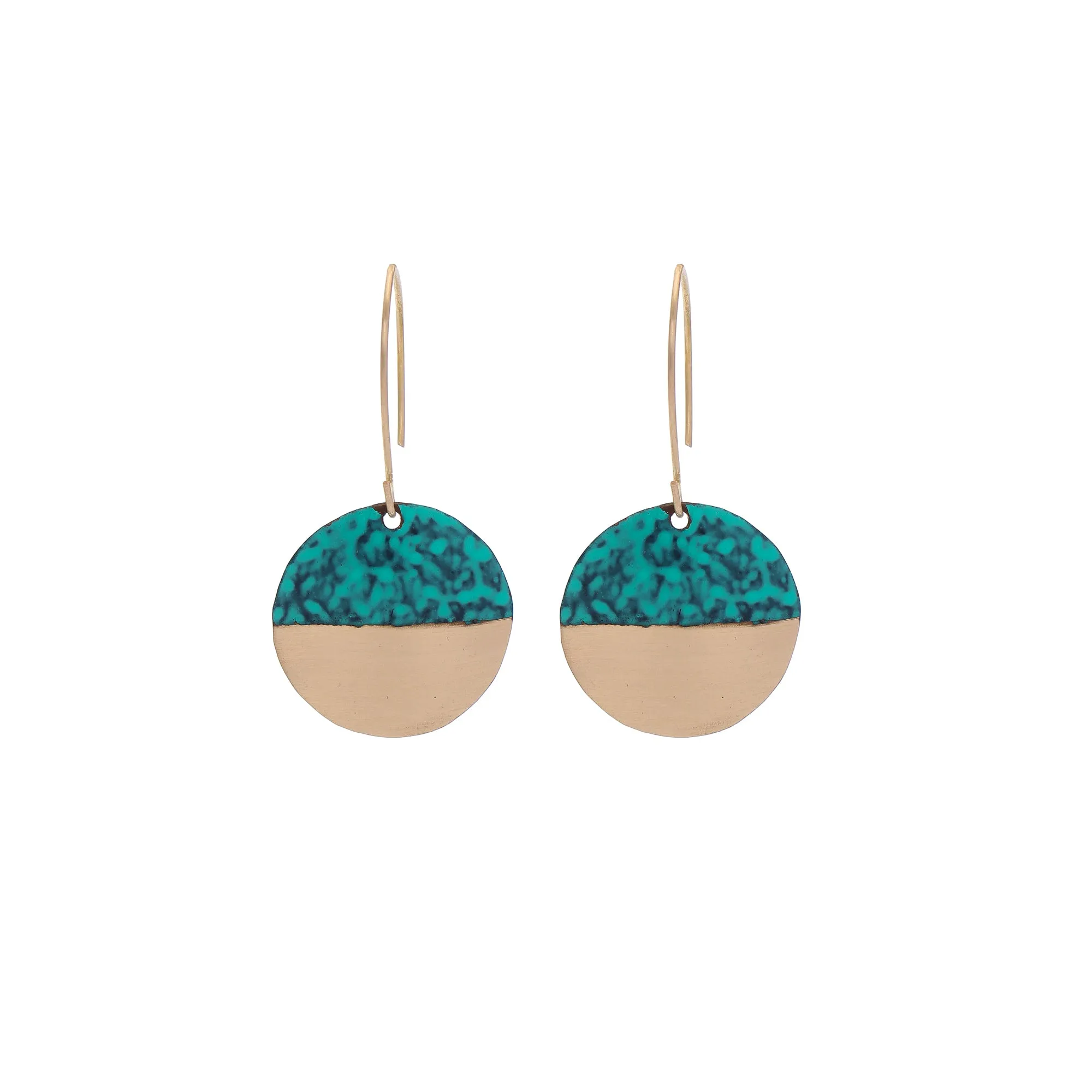 Umang earrings, green