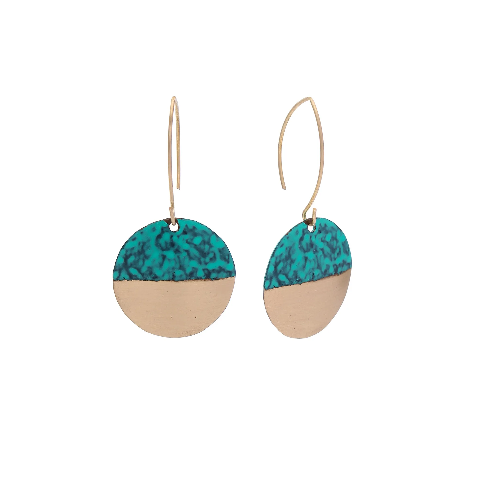 Umang earrings, green