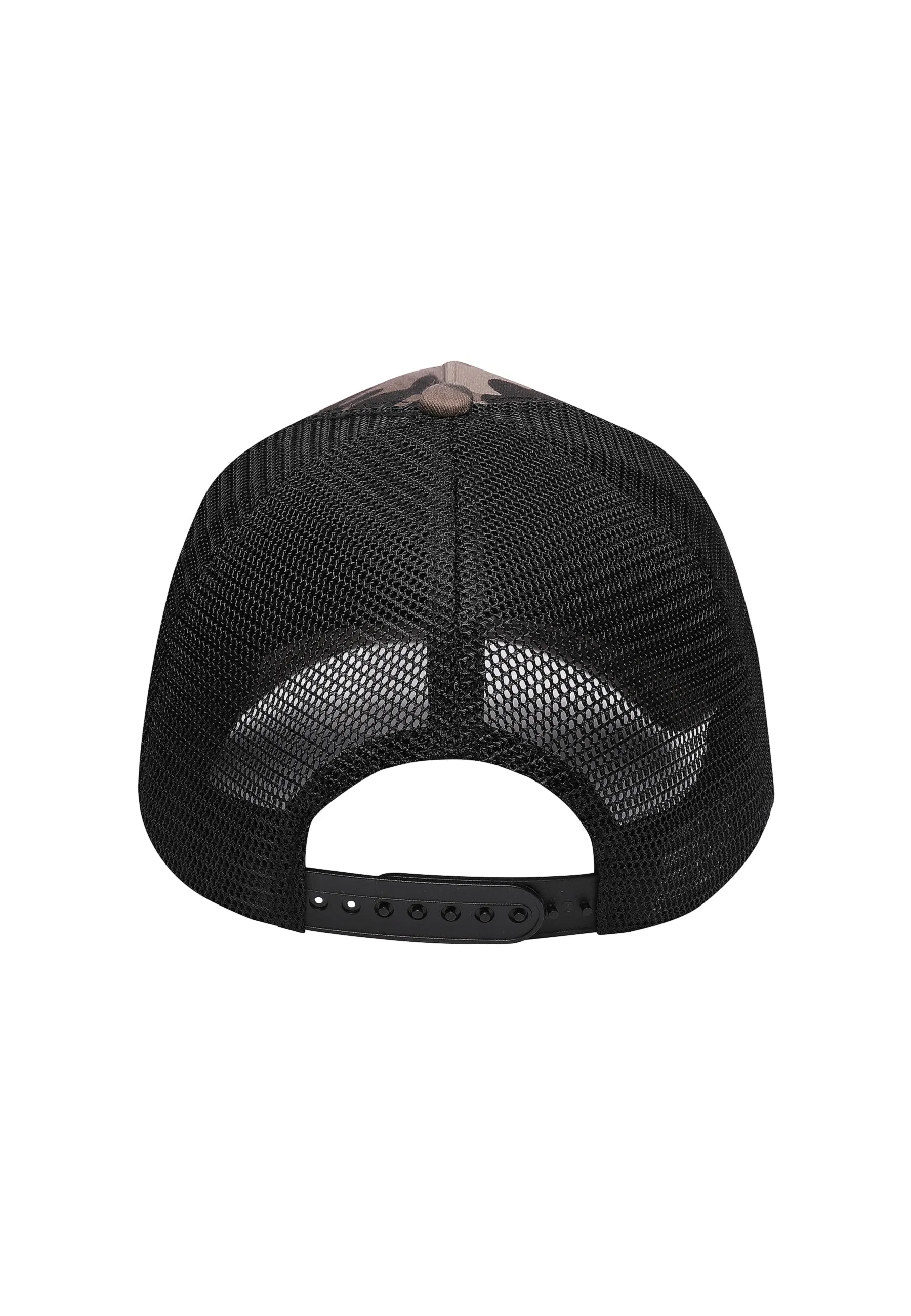 Unisex Geisha Twill Front Mesh Trucker - Camo