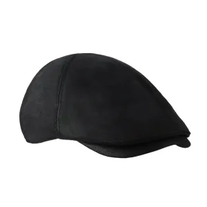 Vintage Cabbie Flat Cap Classic Faux Leather Gatsby Hat YT31290