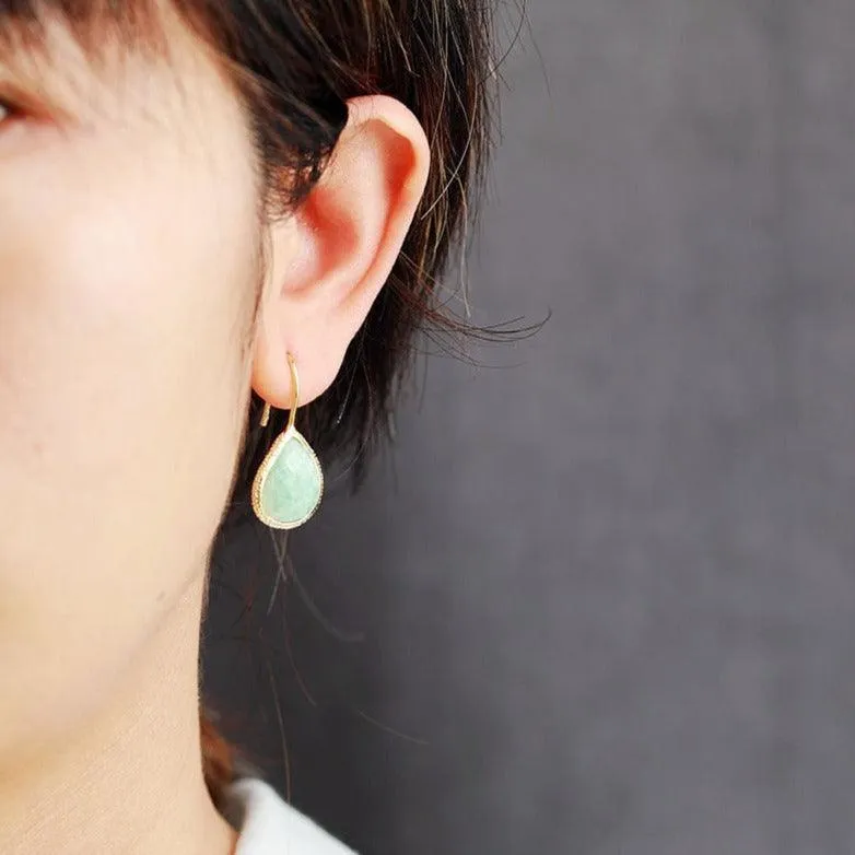 Yuriyawi Tigers Eye Drop Earrings